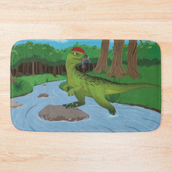 Item preview, Fishing Dilophosaurus  designed and sold by NinjaFalconA.