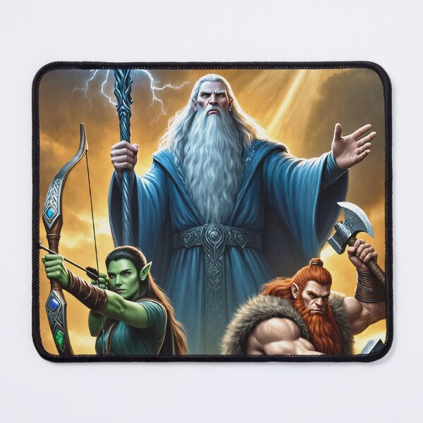 Item preview, 'The Dungeon Party' fantasy illustration designed and sold by Vintage Designs +.