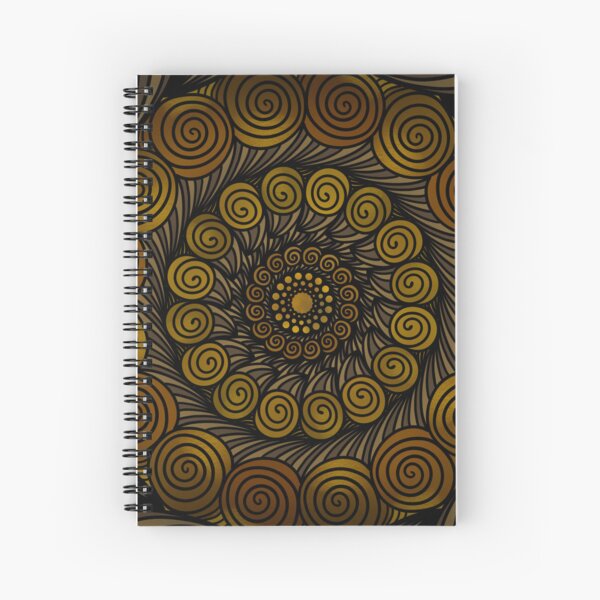Item preview, Brown spirals designed and sold by moonlyfaith.