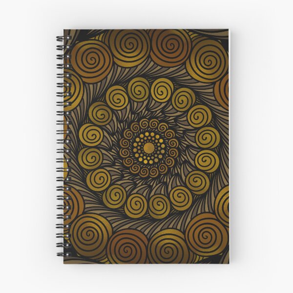 Item preview, Brown spirals designed and sold by moonlyfaith.