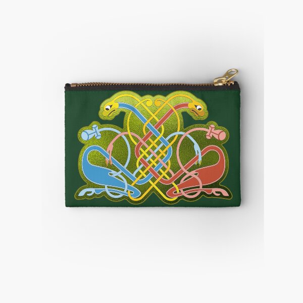 Item preview, Celtic style serpents on glass designed and sold by ChimaGraphics.