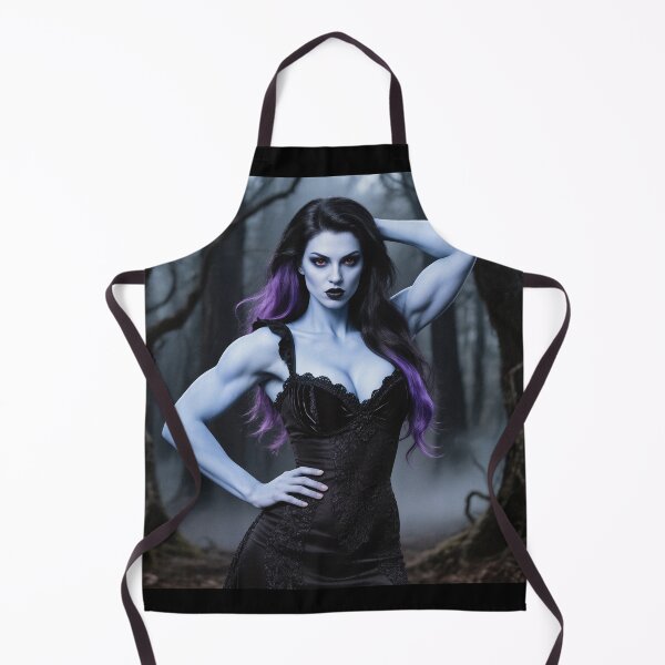 Item preview, Gothic woman posing in black dress designed and sold by Vintage Designs +.