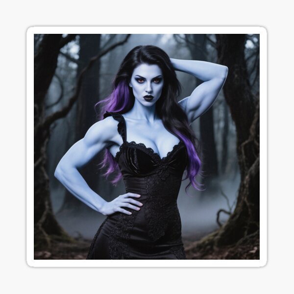 Item preview, Gothic woman posing in black dress designed and sold by Vintage Designs +.