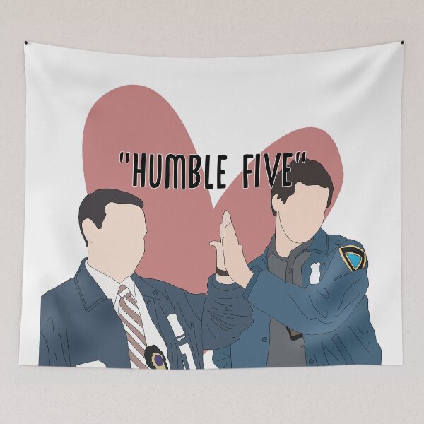 Item preview, Brooklyn nine nine - Charles Boyle and Jake Peralta - Humble five designed and sold by Bingeartstudio.