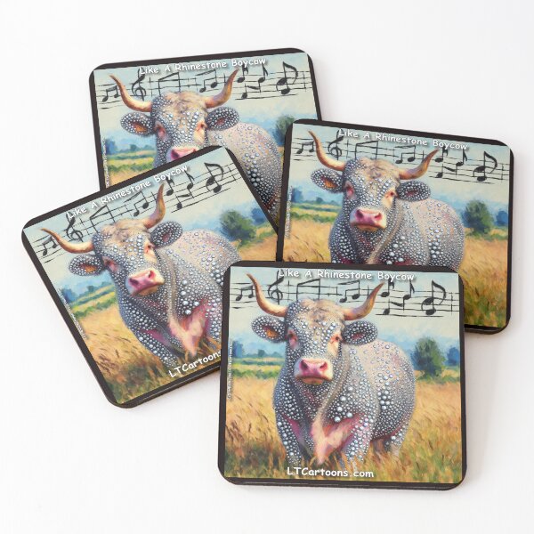 Item preview, Like A Rhinestone Boycow designed and sold by Rick London Gifts.