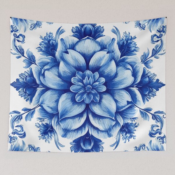 Item preview, Gzhel Russian ornament Watercolor designed and sold by Grypis.