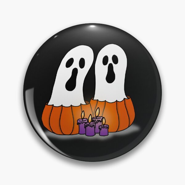 Item preview, Cute Halloween Ghosts in Pumpkins. designed and sold by PlatwoArtshop.