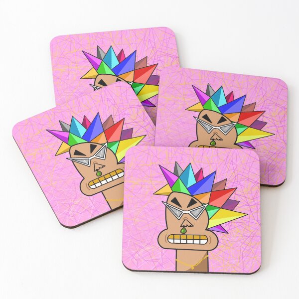 Item preview, Rainbow Punk Avatar with Abstract Background designed and sold by Winwwr.