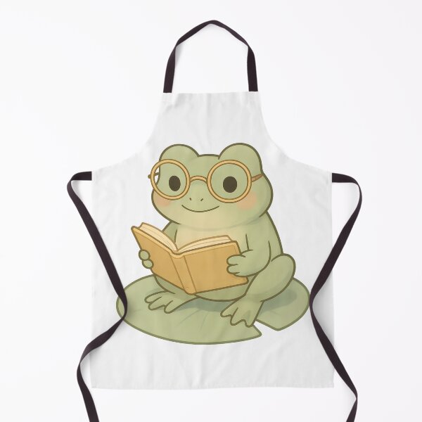 Artikelvorschau, bookish green: Buchgrüner Frosch entworfen und verkauft von Uglyandcute.