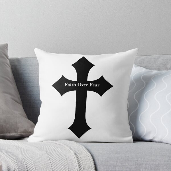 Item preview, Faith over fear cross designed and sold by Blue Bunny l.