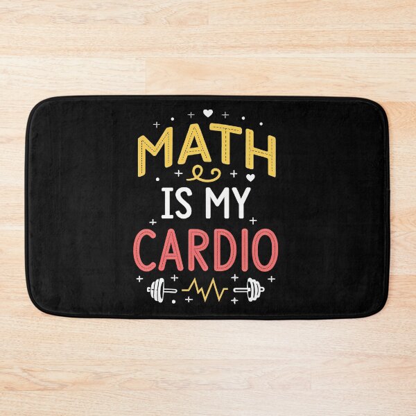 Item preview, Math Is My Cardio – Funny Math & Fitness Mashup designed and sold by the science zoo.