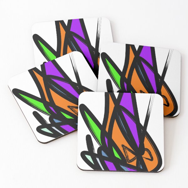 Item preview, Electric Bloom – Colorburst Graffiti Abstraction designed and sold by hello_mojiji.