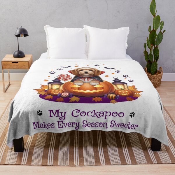 Item preview, Cute Halloween Cockapoo Dracula – Dog Mom designed and sold by The Real Life Symphony.
