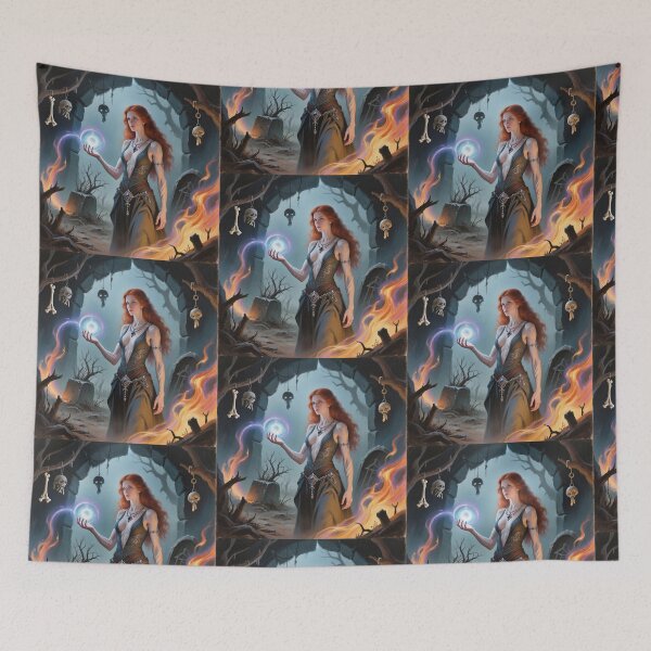 Item preview,  The Sorcerer Witch of the wild moors designed and sold by Vintage Designs +.