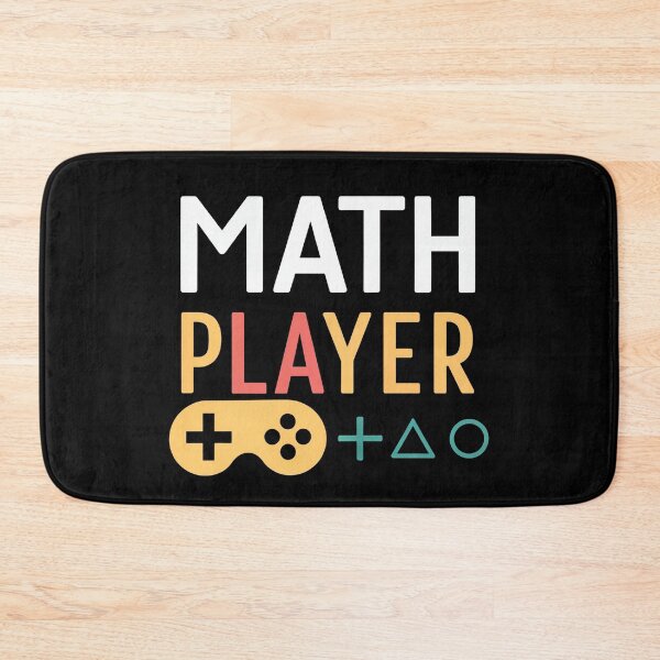 Item preview, Math Gamer Player – Video Game Style Math Design designed and sold by the science zoo.