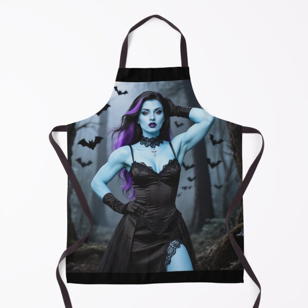Item preview, Gothic woman posing in black dress designed and sold by Vintage Designs +.
