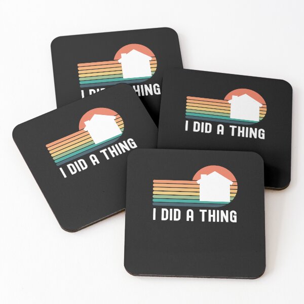Item preview, I did a thing funny new home owner/buyer announcement cute designed and sold by snowry.