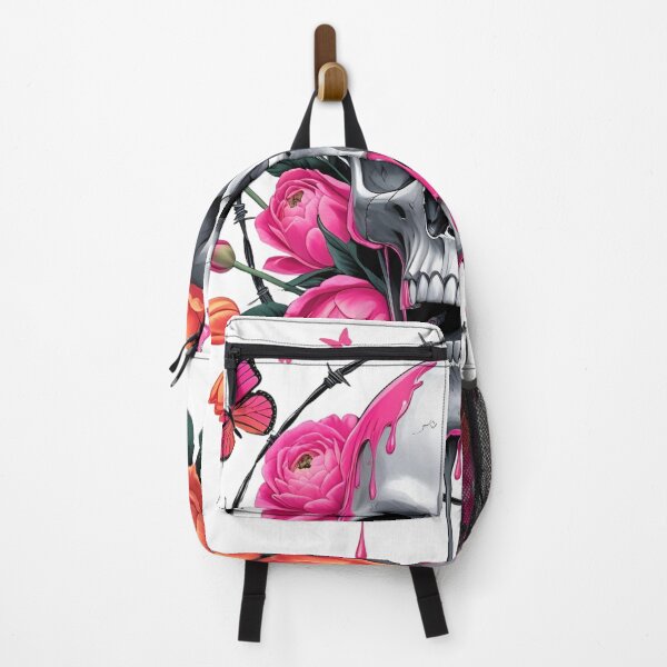 Artikelvorschau, Schmelzender Totenkopf & florale Fusion entworfen und verkauft von MOTAS FASHION .