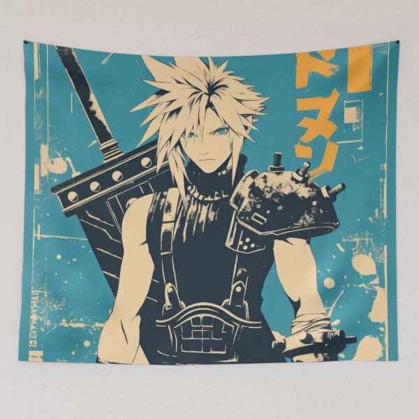 Item preview, Big Blade Fantasy Hero  designed and sold by AnimeArsenalPrints.