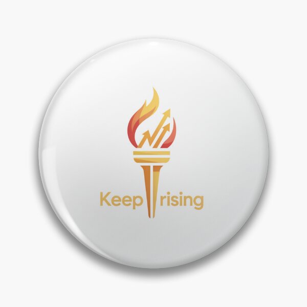 Item preview, Keep Rising – Minimalist Torch Motivation designed and sold by ArtByYunus.