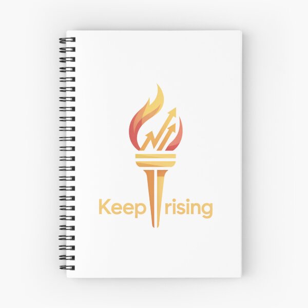 Item preview, Keep Rising – Minimalist Torch Motivation designed and sold by ArtByYunus.