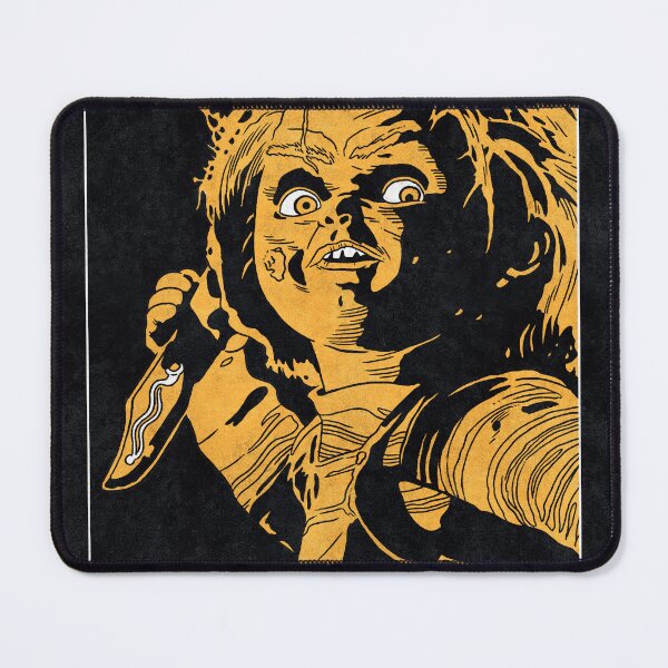 Item preview, CHUCKY - Child's Play (Monochrome) designed and sold by FamousWeirdosRB.