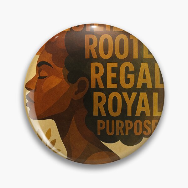 Item preview, Crowned in Purpose – Afro-Abstract Empowerment Art designed and sold by DoraJay.