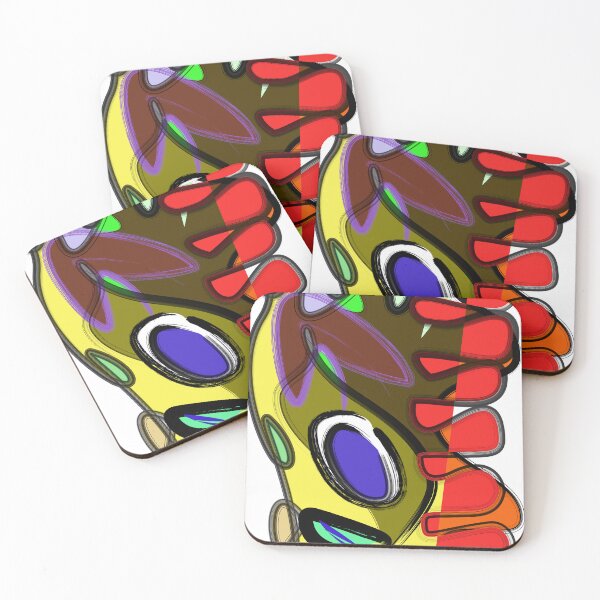 Item preview, Split Dogma – Abstract Dog in Psychedelic Form designed and sold by hello_mojiji.