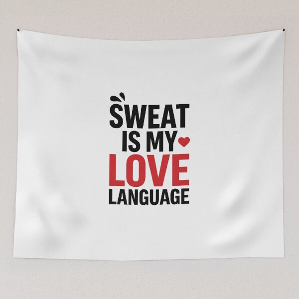 Item preview, Sweat Is My Love Language – Funny Gym Quote for Men designed and sold by FamilyStore94.