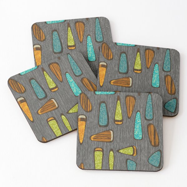 Item preview, Retro Design Featuring Walnut and Teal Accents designed and sold by Piotrek0001.