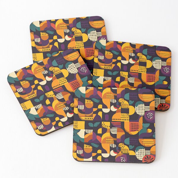 Item preview, Midcentury Modern Composition in Warm Earthy Hues designed and sold by Piotrek0001.
