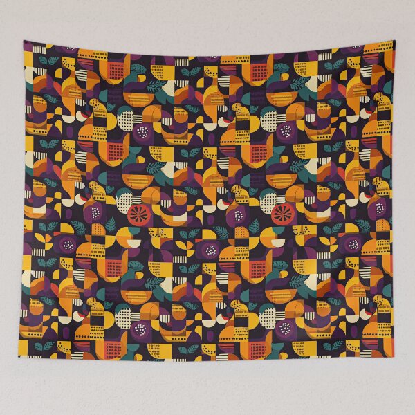 Item preview, Midcentury Modern Composition in Warm Earthy Hues designed and sold by Piotrek0001.