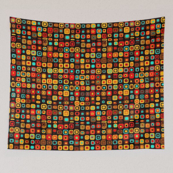 Item preview, Classic 60s Style Shapes and Vintage Textures designed and sold by Piotrek0001.