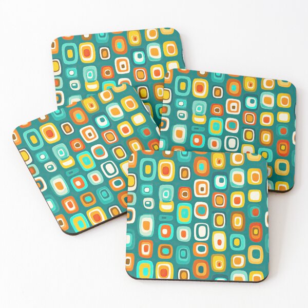 Item preview, Abstract Retro Pattern with Muted Modern Colors designed and sold by Piotrek0001.
