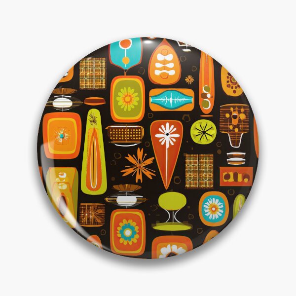 Item preview, Retro Abstract Shapes and Harmonious Color Composition designed and sold by Piotrek0001.