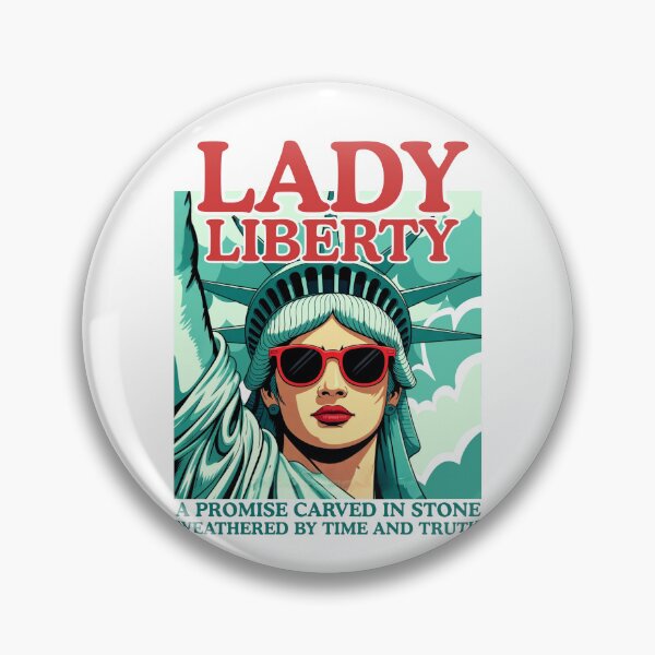 Item preview, Retro vintage Lady Liberty Design Patriotic Statue Freedom America Vibe designed and sold by MotivaChic.
