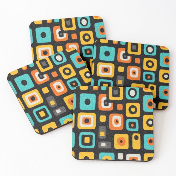Item preview, Abstract Wall Art in 50s Color Style designed and sold by Piotrek0001.