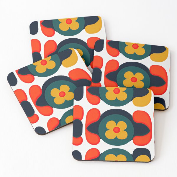 Item preview, Playful Pattern in Walnut Blue and Mustard designed and sold by Piotrek0001.