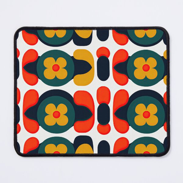 Item preview, Playful Pattern in Walnut Blue and Mustard designed and sold by Piotrek0001.