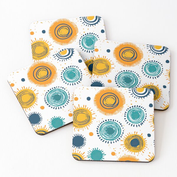 Item preview, Retro Circles and Squares in Warm Vintage Colors designed and sold by Piotrek0001.