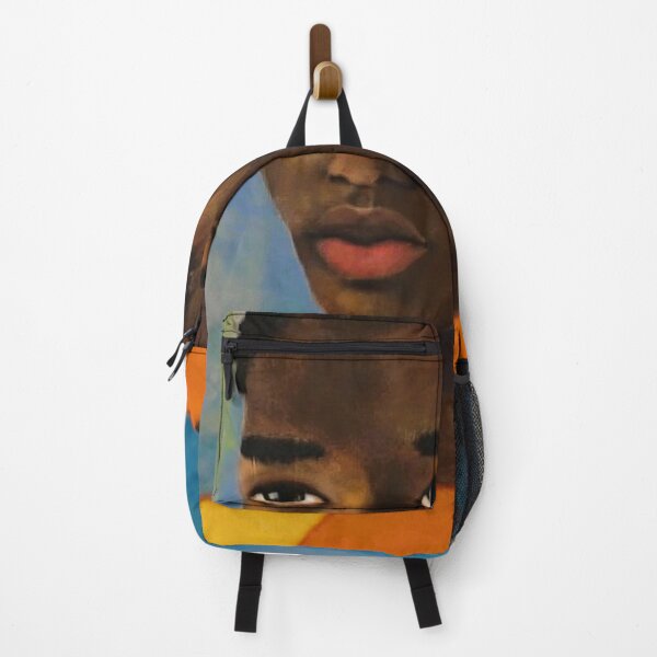 Item preview, A black girl on a blue background in a painterly style designed and sold by MaPerle.
