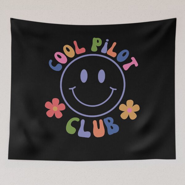 Item preview, Cool pilot club aviation student flight Groovy pilot club designed and sold by snowry.