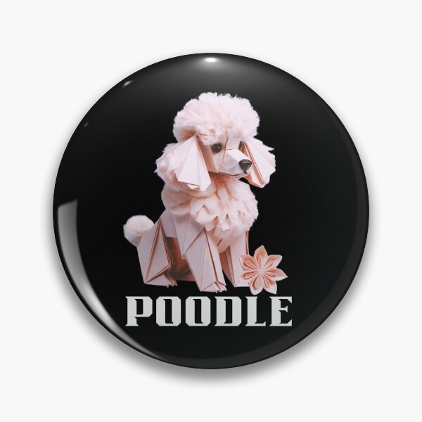 Item preview, Pink Origami Poodle Funny Gifts for Dog Lover designed and sold by suescircus.