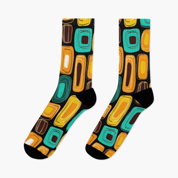 Item preview, Warm Colored Midcentury Pattern for Retro Interiors designed and sold by Piotrek0001.