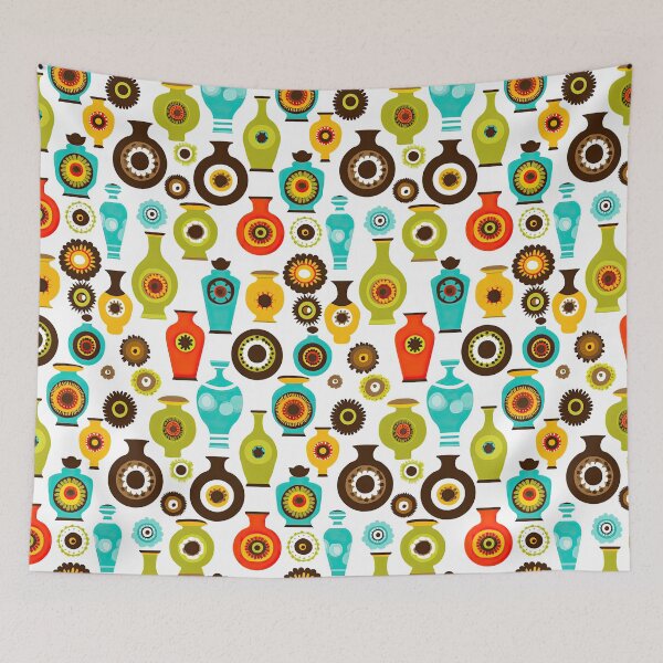 Item preview, Classic Modern Pattern in Retro Warm Tones designed and sold by Piotrek0001.