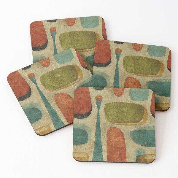 Item preview, Midcentury Inspired Art with Balanced Color Scheme designed and sold by Piotrek0001.