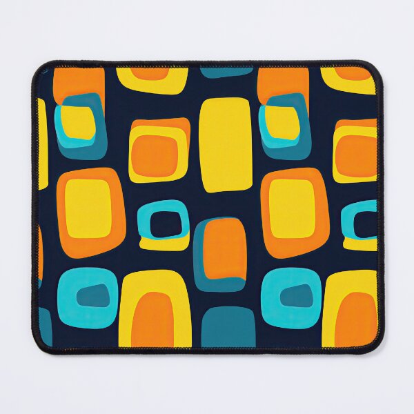 Item preview, Orange and Blue Shapes in Classic Pattern designed and sold by Piotrek0001.