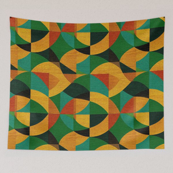Item preview, Symmetric Bold Pattern in 60s Color Mood designed and sold by Piotrek0001.