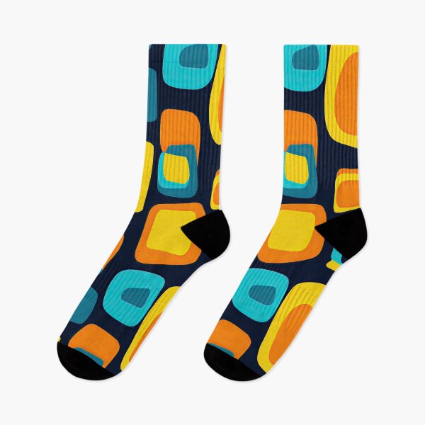 Item preview, Orange and Blue Shapes in Classic Pattern designed and sold by Piotrek0001.