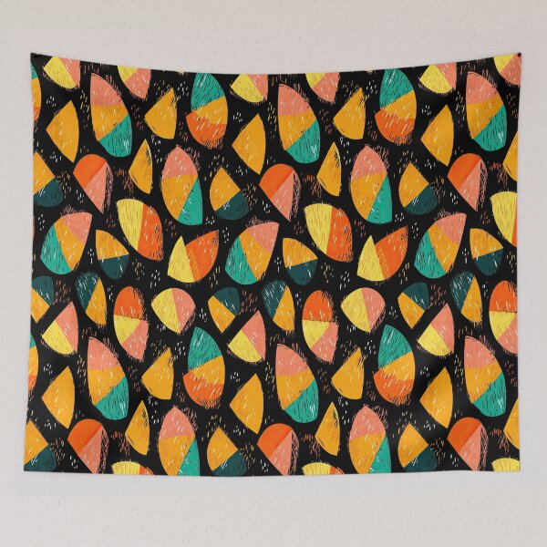 Item preview, Abstract 50s Pattern with Harmonious Color Blocks designed and sold by Piotrek0001.